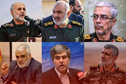 زمان و مکان تشییع پیکر سرلشکر باقری و سردار حاجیزاده مشخص شد