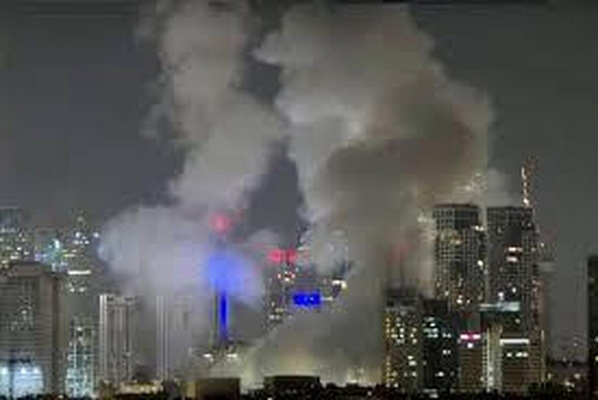 تصاویری متفاوت از اولین شب حمله موشکی ایران به تل‌آویو+ فیلم