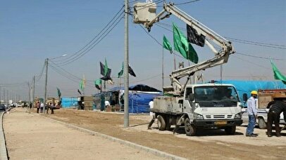 مرزهای شلمچه و چذابه برای اربعین برق‌دار شدند!