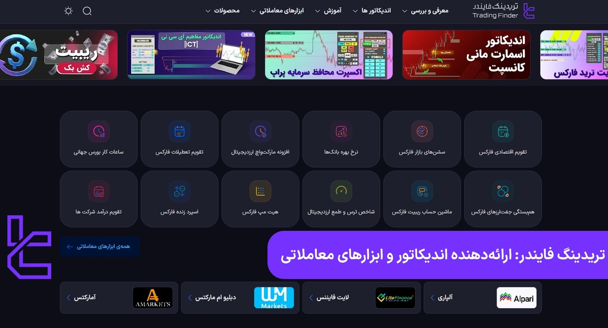 تریدینگ فایندر، مجموعه ابزارهای معاملاتی و اندیکاتورهای پیشرفته برای فارکس و ارز دیجیتال تریدینگ فایندر، مجموعه ابزارهای معاملاتی و اندیکاتورهای پیشرفته برای فارکس و ارز دیجیتال