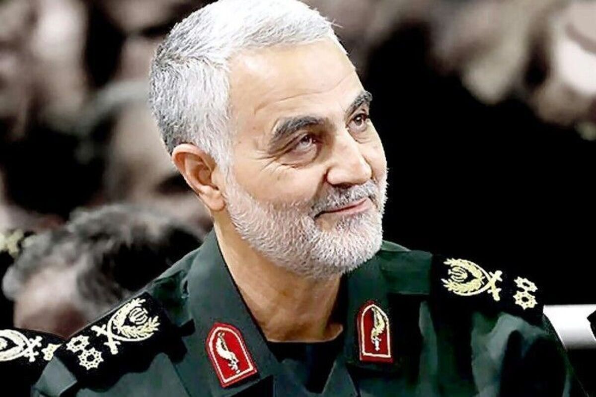 بدل حاج قاسم سلیمانی در پیاده‌روی اربعین + فیلم