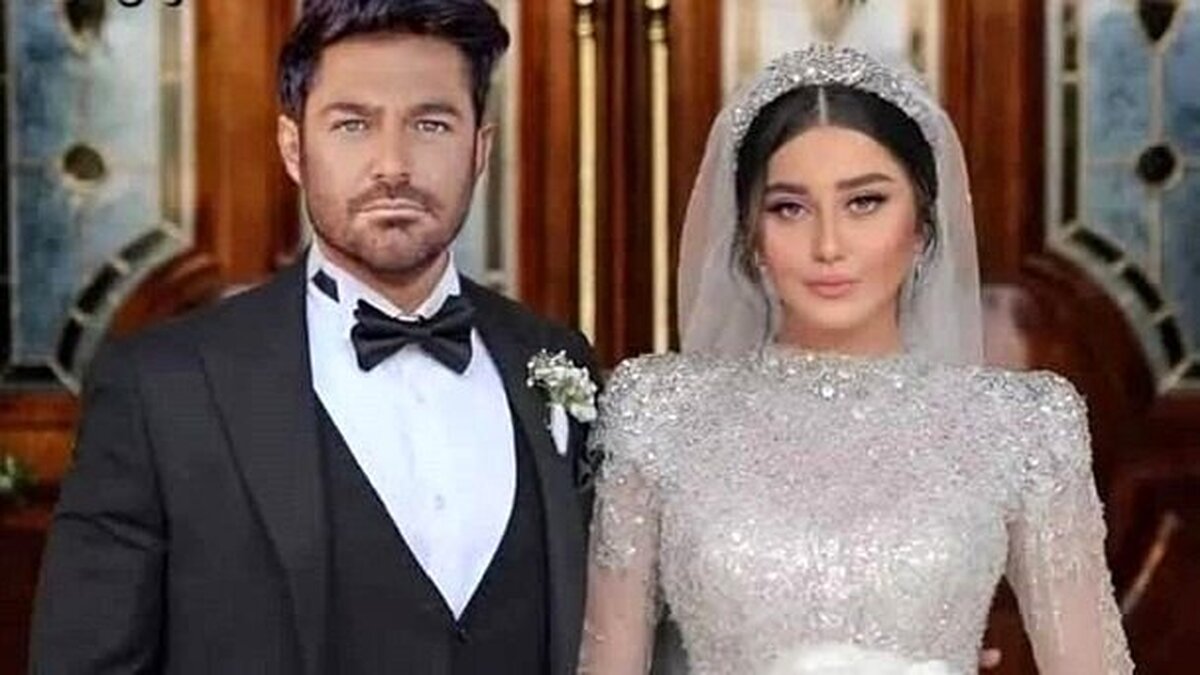 تصاویر جذاب از عروسی گلزار و همسرش+ عکس