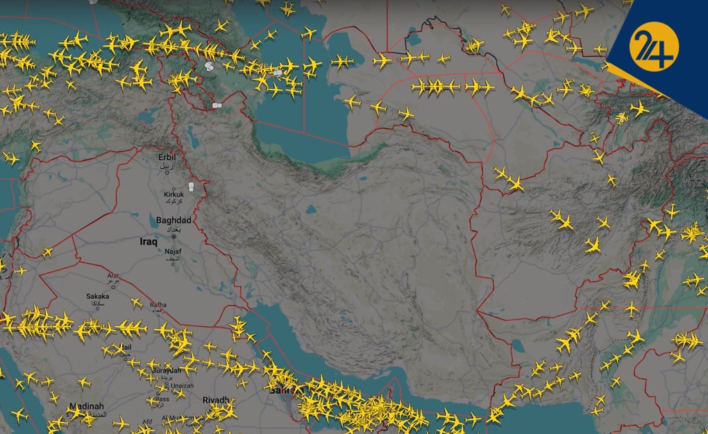 لغو گسترده پروازهای شبانه در ایران
