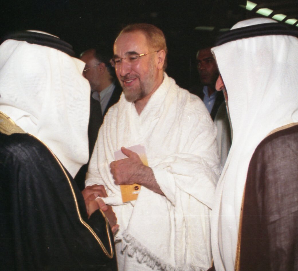 سید محمد خاتمی لباس احرام پوشید + عکس