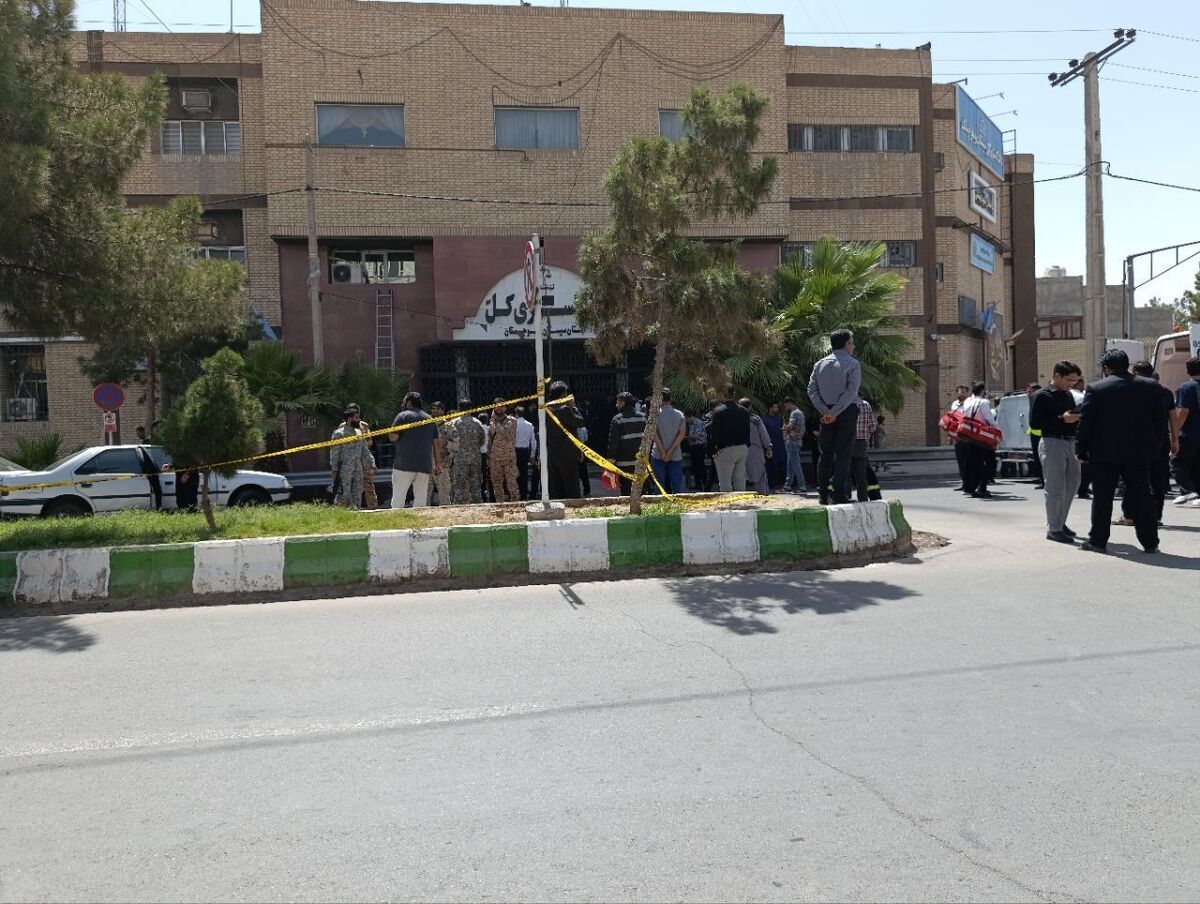 اولین تصاویر از ساختمان دادگستری زاهدان پس از حمله تروریستی + فیلم