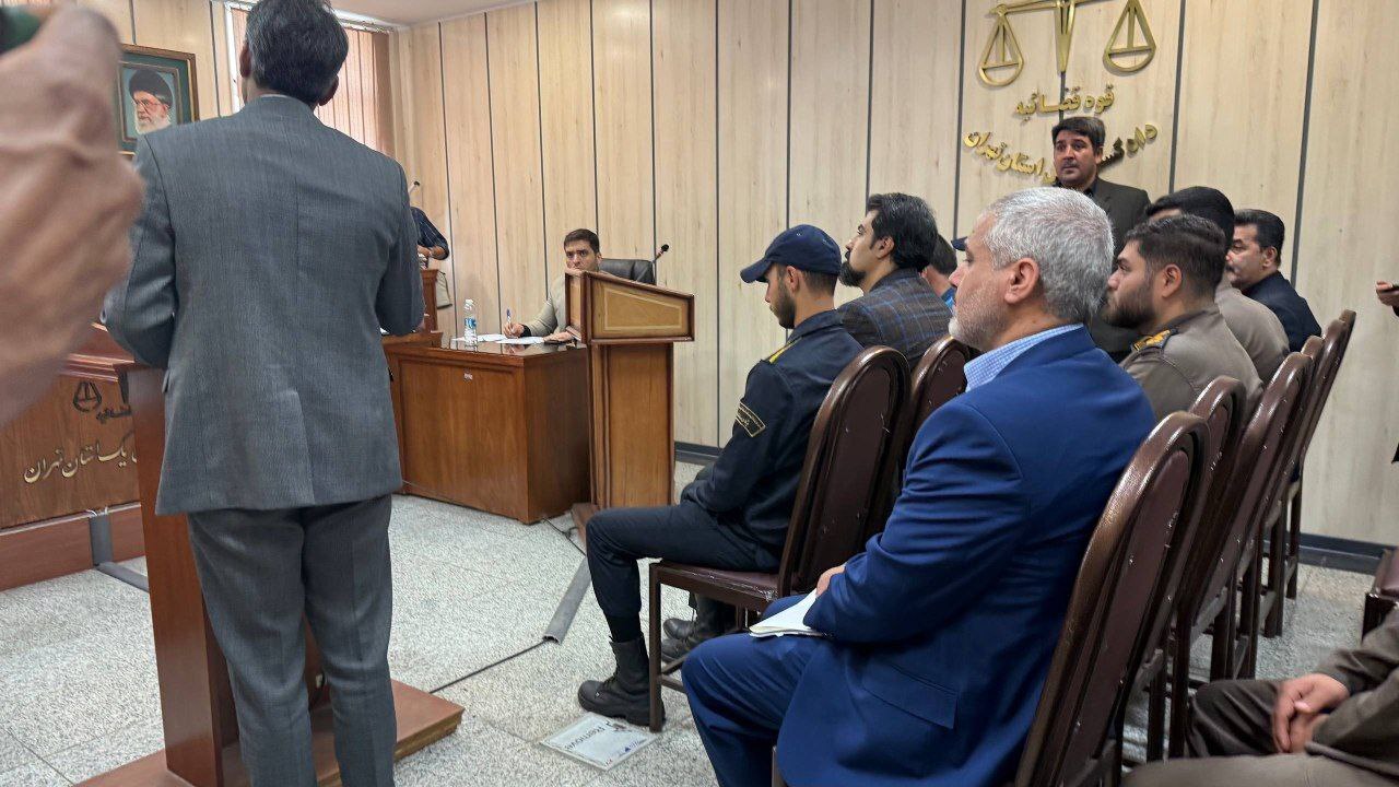 اولین تصاویر از دادگاه قاتل الهه حسین نژاد + تصاویر