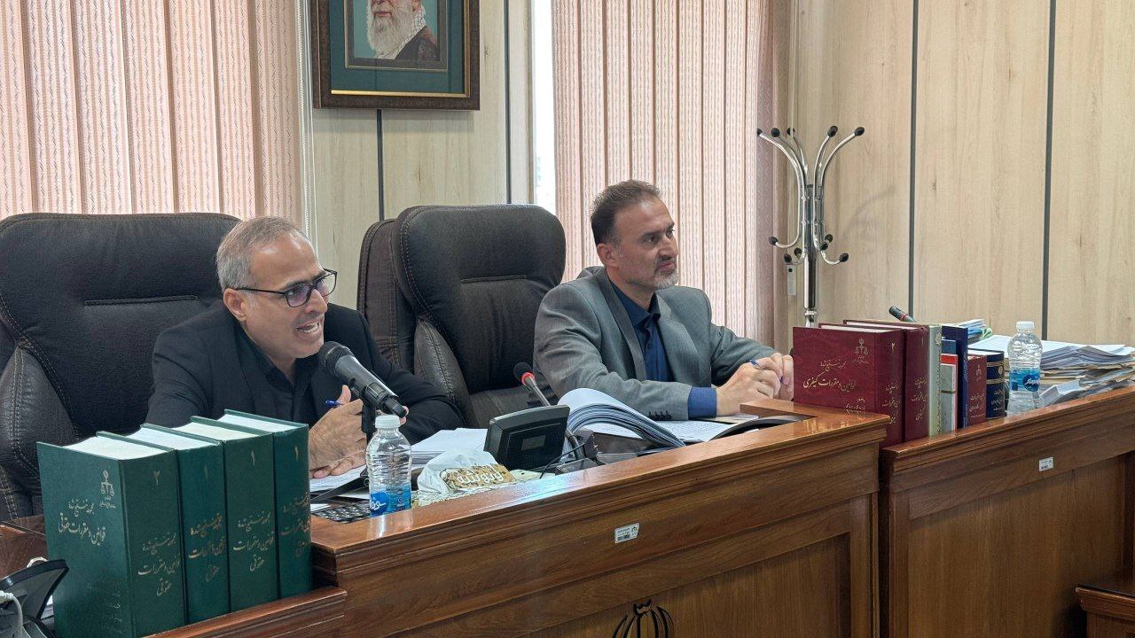 اولین تصاویر از دادگاه قاتل الهه حسین نژاد + تصاویر