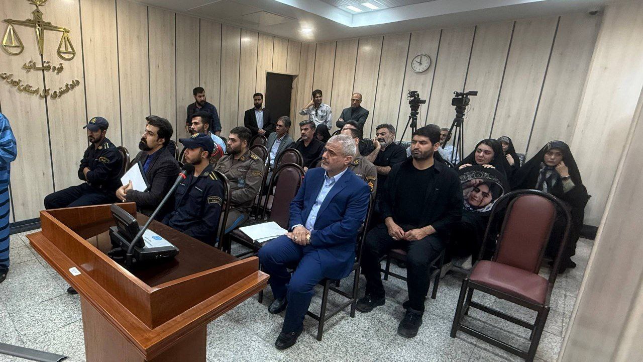 اولین تصاویر از دادگاه قاتل الهه حسین نژاد + تصاویر