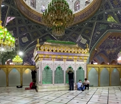 امروز حرم رقیه (س) خلوت‌ تر از همیشه است + فیلم
