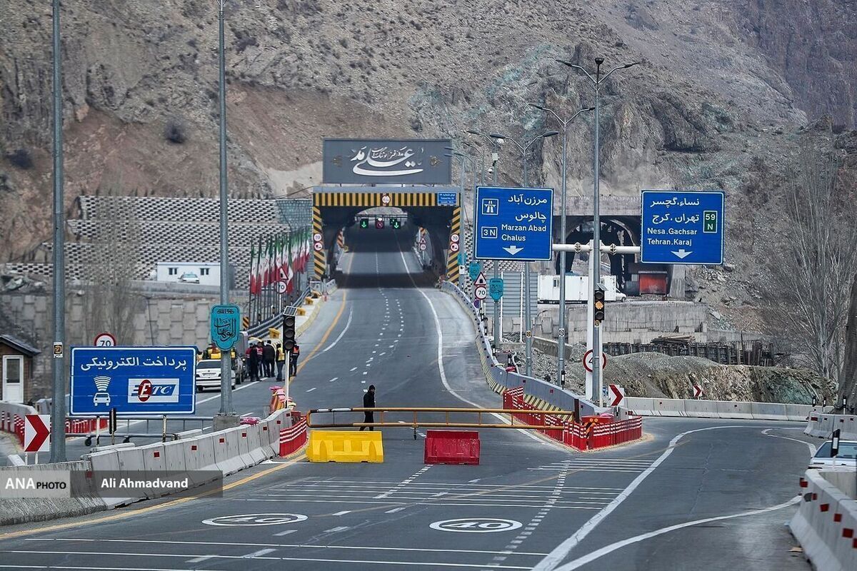 جزییاتی از بخش جدید آزادراه تهران - شمال