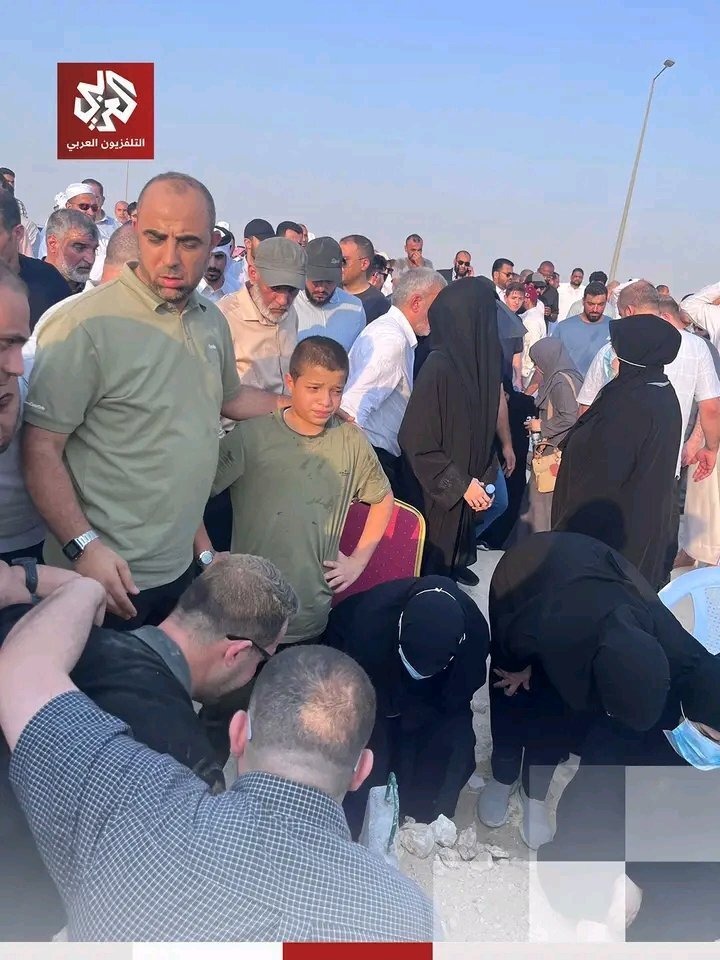 اولین تصاویر رهبران حماس پس از حملات اسرائیل
