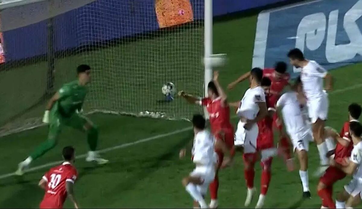 گل اول فولاد به پرسپولیس + فیلم