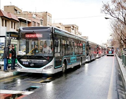 نوسازی گسترده ناوگان اتوبوسرانی کلید خورد