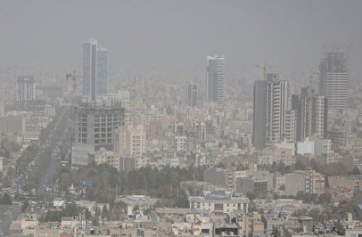 گرد و غبار شدید در مشهد + تصاویر