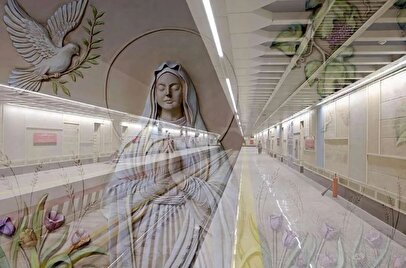 تصاویر باورنکردنی از زیباترین ایستگاه مترو دنیا در تهران + فیلم