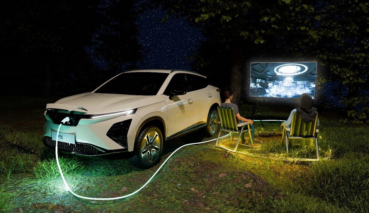 تجربهای تکرار نشدنی از کمپ با قابلیت V2L افایکس تمامبرقی تجربهای تکرار نشدنی از کمپ با قابلیت V2L افایکس تمامبرقی