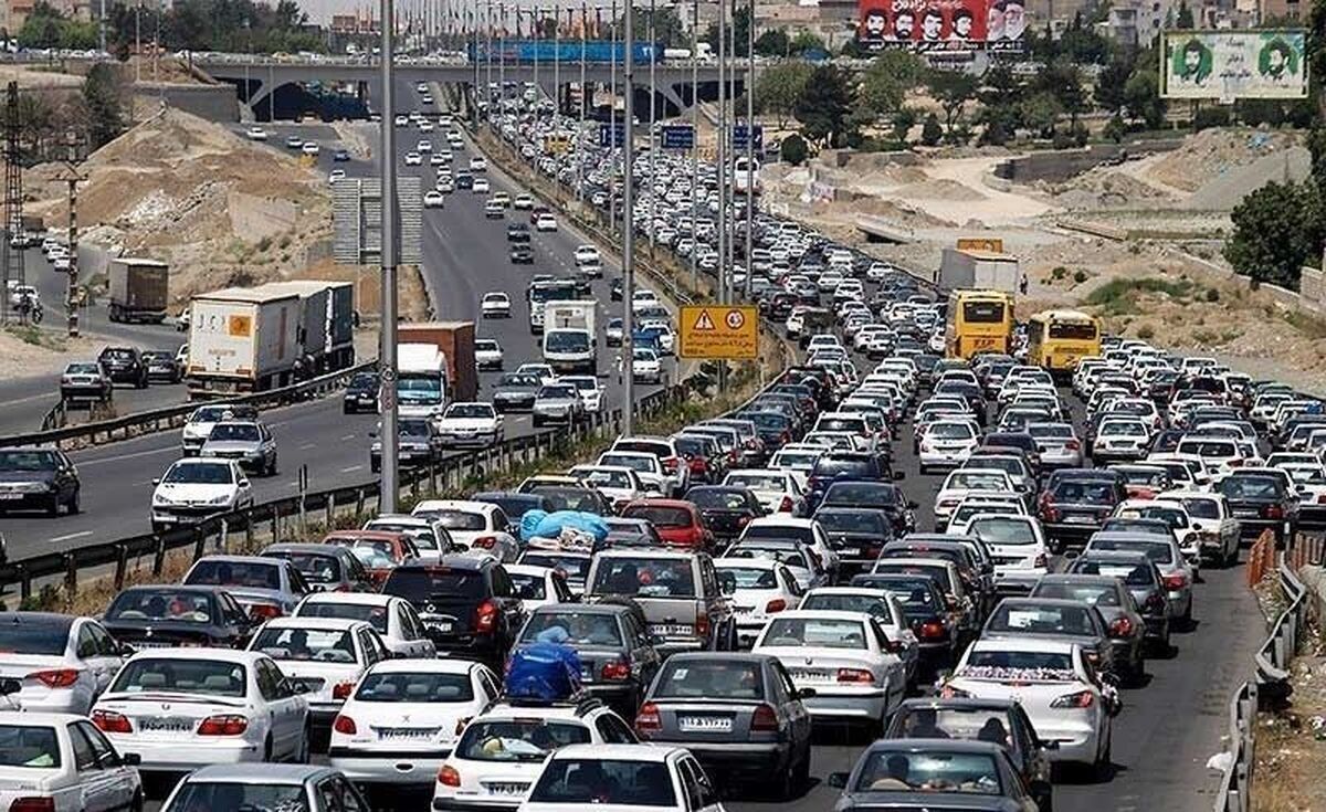 تردد روان در محورهای شمالی/ ترافیک سنگین در آزادراه قزوین-کرج