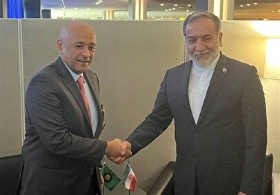دیدار عراقچی و دبیرکل شورای همکاری خلیج فارس در نیویورک