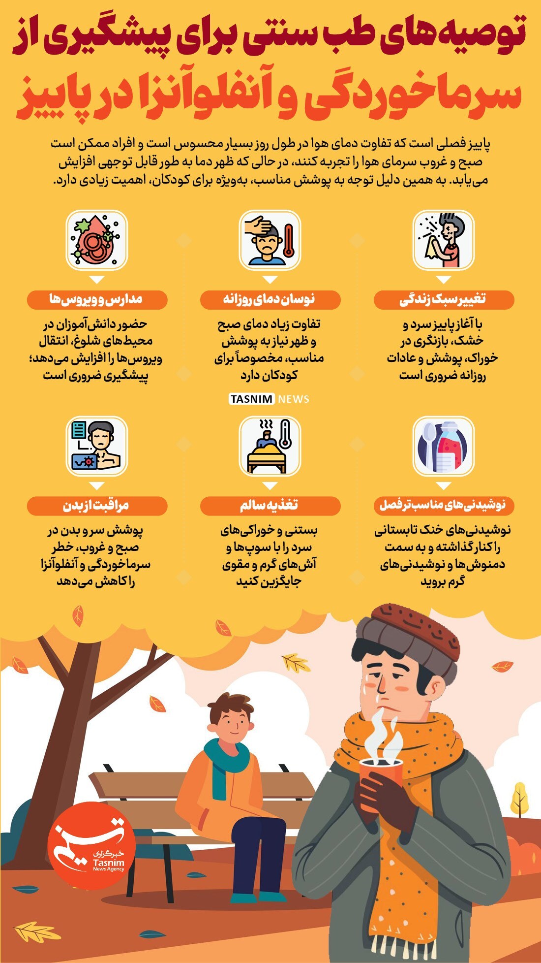 اینفوگرافیک/ راهکار طب سنتی برای پیشگیری از آنفلوآنزا