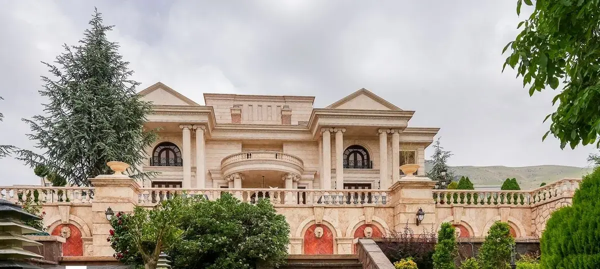 تصاویر ویلای ۸ هزار متری متهم ردیف اول چای دبش+ فیلم