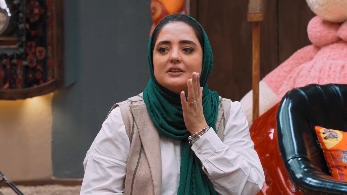 نرگس محمدی برنامه قیاسی را ترکاند / علی اوجی خوش‌تیپ ترینه! + فیلم