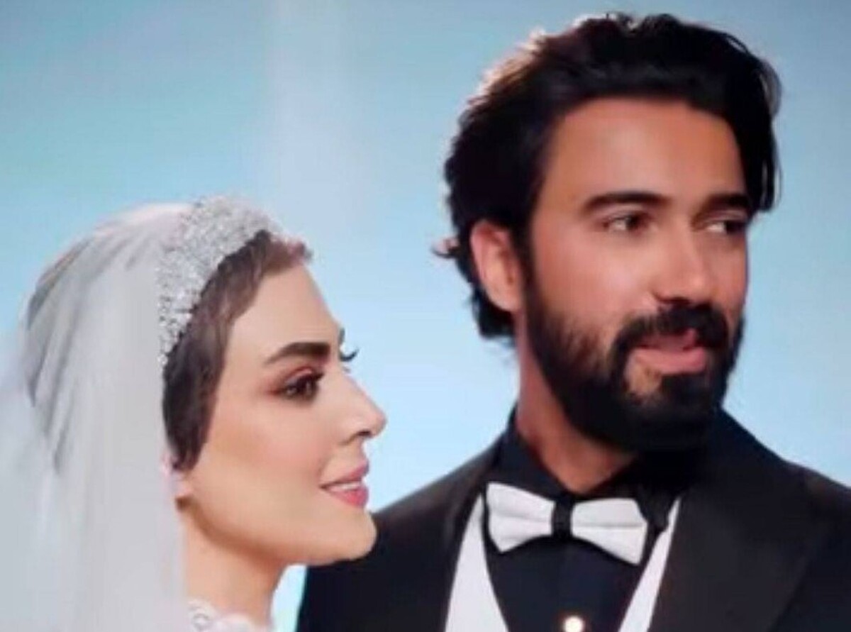 جشن سالگرد ازدوج نیلوفر شهیدی / خانم بازیگر دوباره لباس عروس برتن کرد + فیلم