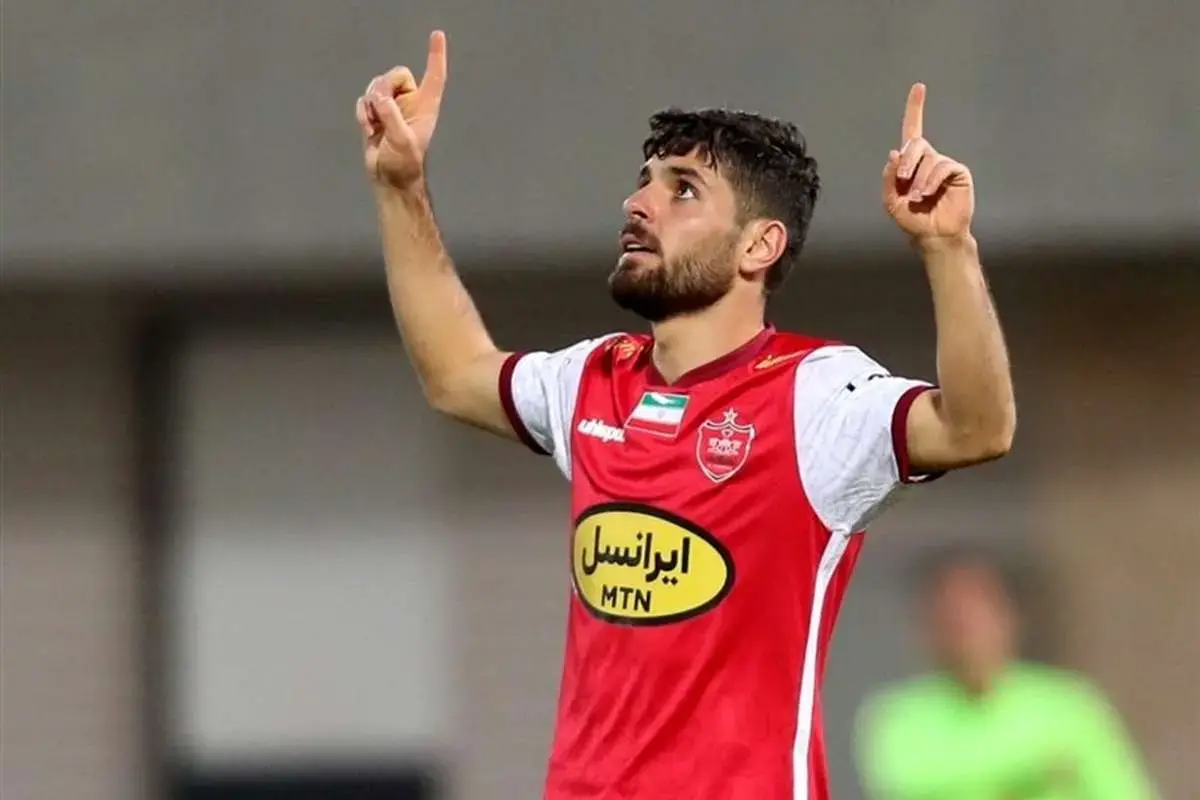 گل اول پرسپولیس توسط محمد عمری به ذوب‌آهن دقیقه ۳۸+ فیلم