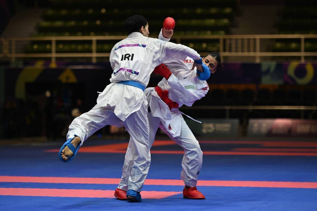 طلای درخشان برای آتوسا گلشادنژاد در کاراته کشور‌های اسلامی+ فیلم