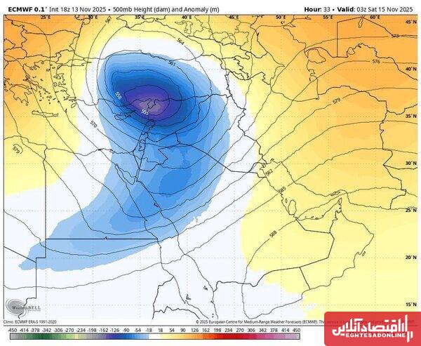 بارش برف و باران از فردا شنبه ۲۴ مهر ۱۴۰۴ / آسمان کدام استانها برفی میشود؟ + نقشه هواشناسی بارش برف و باران از فردا شنبه ۲۴ مهر ۱۴۰۴ / آسمان کدام استانها برفی میشود؟ + نقشه هواشناسی
