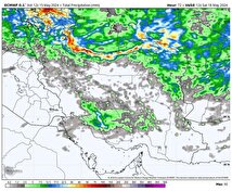 سامانه بارشی پر قدرت از فردا به ایران می‌رسد/ در تهران هم باران می‌بارد؟+ فیلم