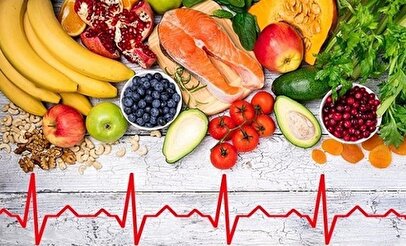 اینفوگرافیک/ قلب سالم با تغذیه سالم