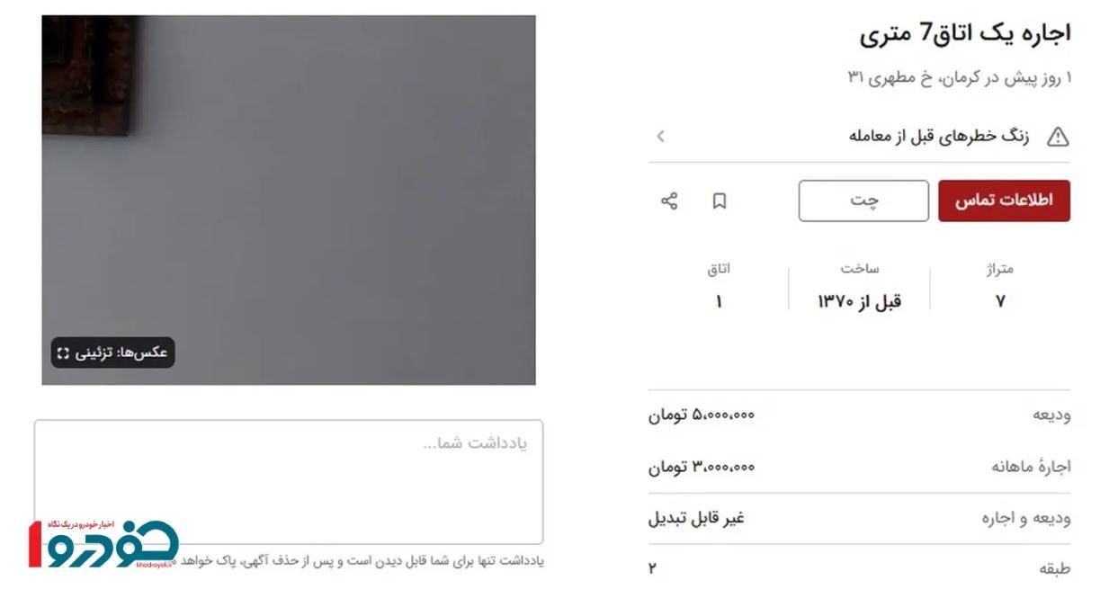 شوک اجاره بها در ایران / هجوم مردم به اتاق‌های ۷ تا ۱۰ متری!