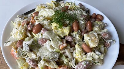 بهترین سالاد رژیمی برای لاغری / با خوردن این سالاد هم لاغر می‌شوید هم سیر!