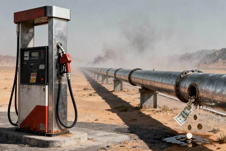 اصلاح پلکانی قیمت سوخت روی میز بودجه ۱۴۰۵/ قاچاق سوخت بیشتر از بودجه ۱۷ وزارت‌خانه