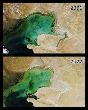 آیا دریای خزر هم به سرنوشت دریاچه ارومیه دچار می‌شود؟ / کاهش بی‌سابقه سطح آب خزر و هشدار کارشناسان