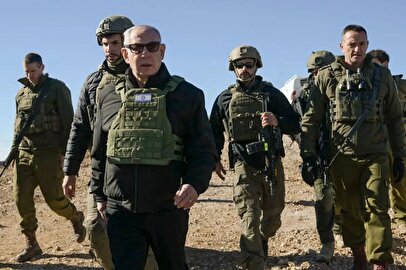 یک اتفاق عجیب در تاریخ خاورمیانه/ نتانیاهو وارد سوریه شد + فیلم