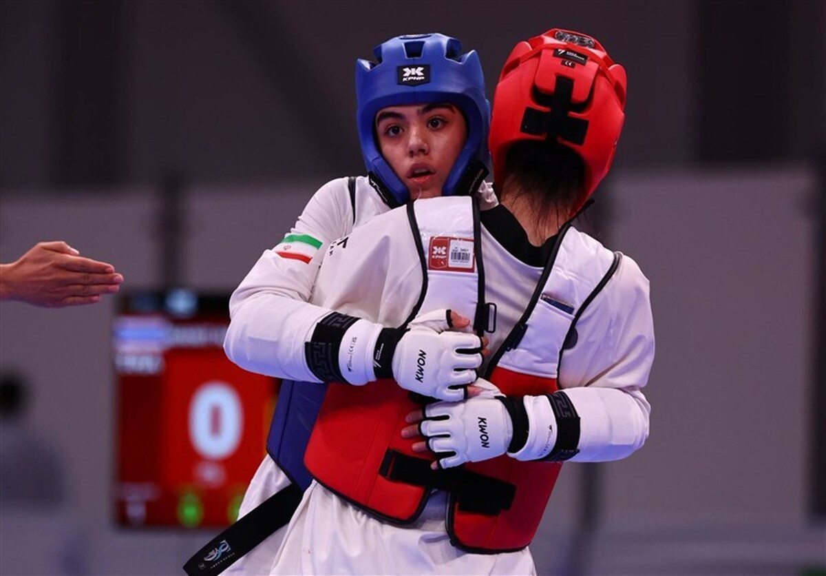 واکنش جنجالی تکواندوکار زن ایرانی به دست دادن مربی مرد + فیلم