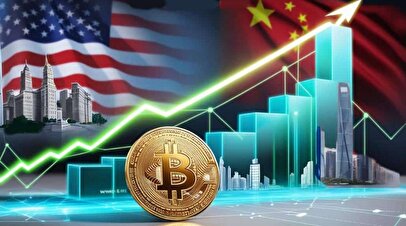 بیتکوین به توافق اولیه آمریکا و چین/ BTC تا کجا صعود کرد؟+ نمودار