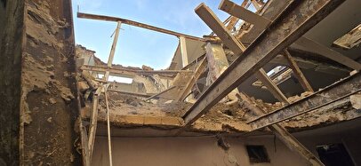 ریزش مرگبار ساختمان قدیمی در خیابان جمهوری تهران + فیلم