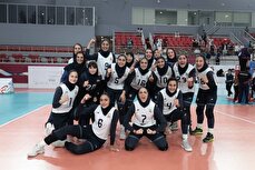 قهرمانی دختران والیبال ایران در بازیهای آسیایی بحرین