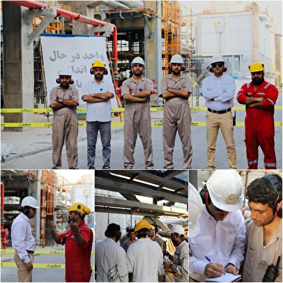 بخار فشار بالا وارد مجتمع پتروشیمی صدف خلیجفارس شد