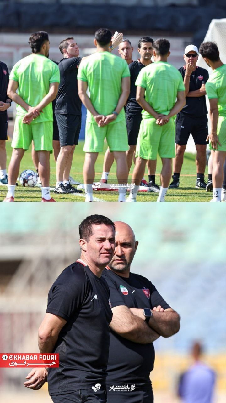 حضور مربی برزیلی در تمرینات پرسپولیس