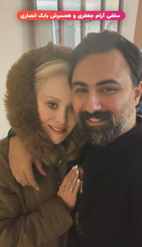 سلفی تازه عروس و داماد سینمای ایران