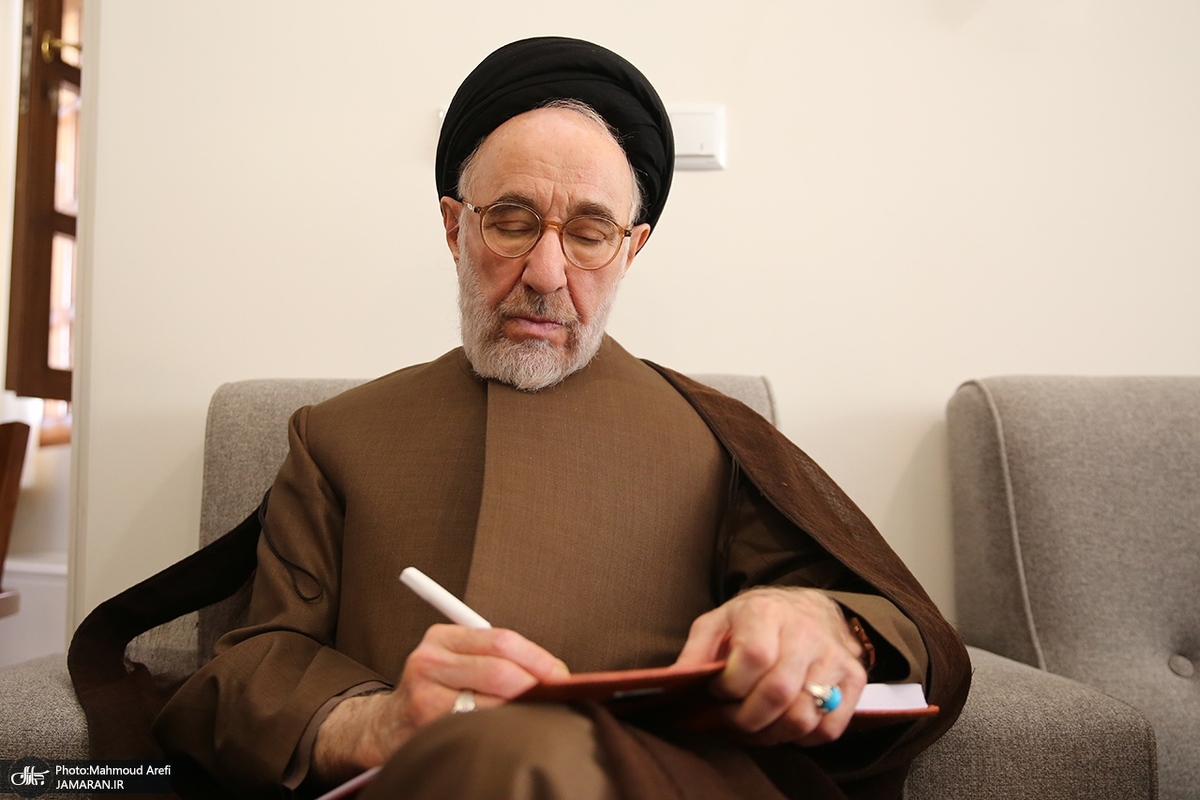 دیدار و گفت‌وگوی سید محمد خاتمی با مصطفی تاجزاده+ عکس