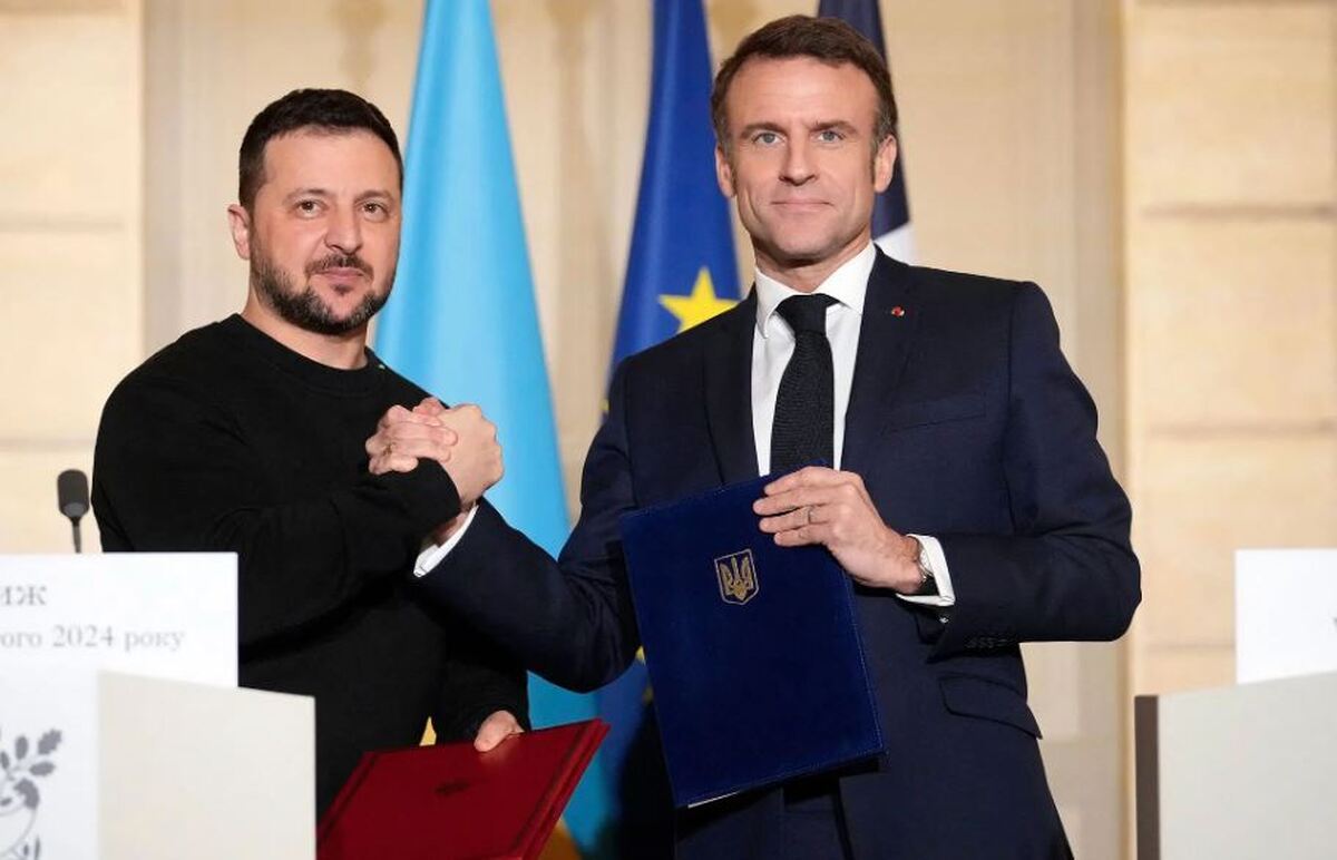 دیدار زلنسکی با ماکرون/ تلاش برای تقویت حمایت اروپا از اوکراین