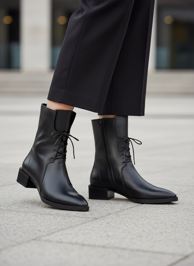 بوت زنانه چرم کاکتوس بوت زنانه چرم کاکتوس