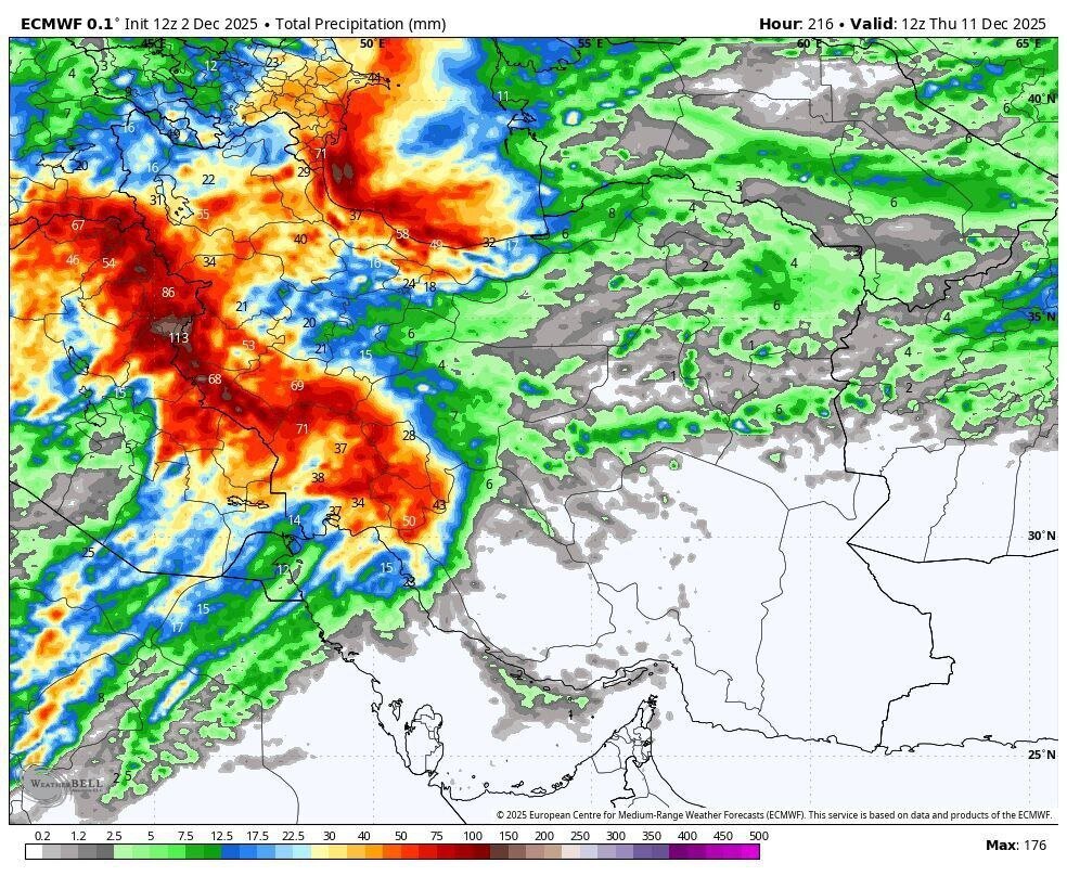 سامانه بارشی قوی به کشور رسید / بارش برف و باران ۱۰ روزه در راه است