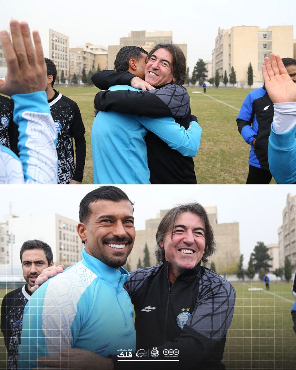 تصویر عجیب از ساپینتو و رامین بعد از حاشیه بزرگ