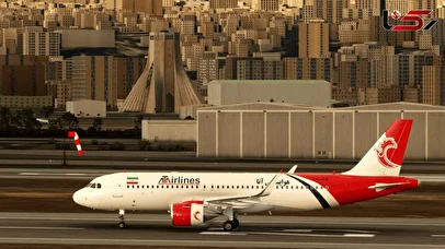 فاجعه از بیخ گوش پرواز تهران به بغداد گذشت+ عکس