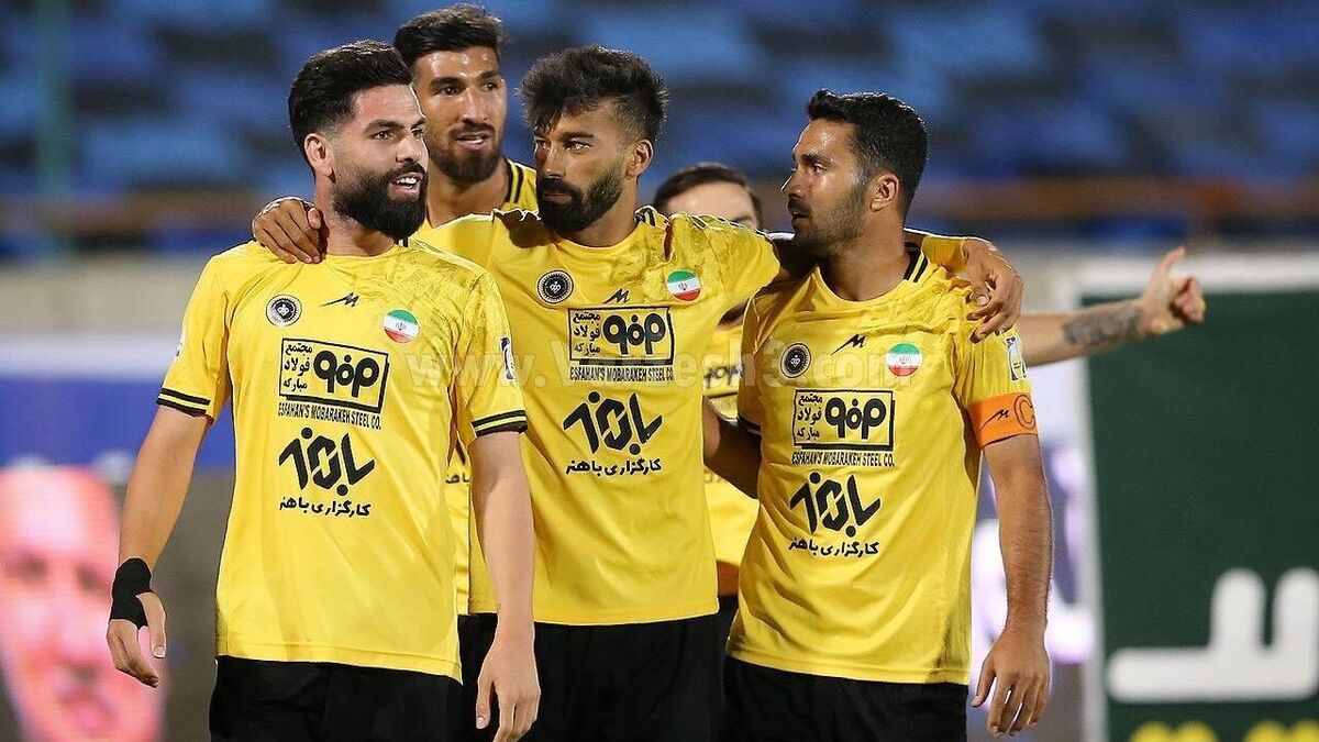 ترکیب سپاهان مقابل فولاد مشخص شد